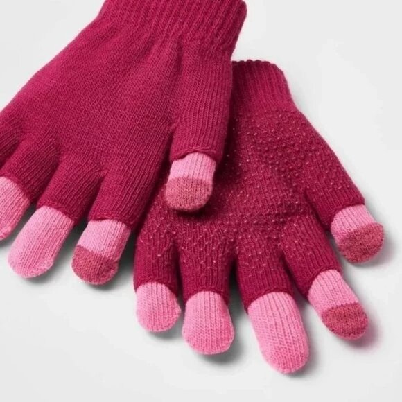 NWT Cat & Jack Girls Tiarella Beanie and Gloves Matching Set Youth Size OS Color - Picture 3 of 7
